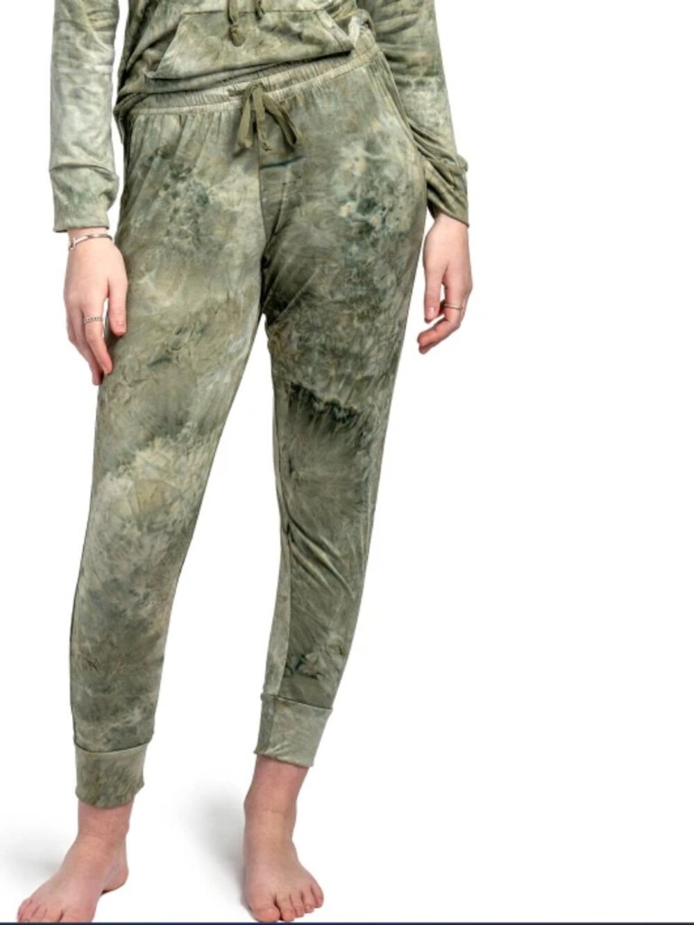 hello mello Olive Drawstring Dyes the Limit Jogger Tie Dye XL 16